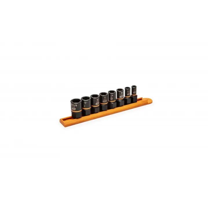 8 PC. 1/4" & 3/8" DRIVE BOLT BITER™ IMPACT EXTRACTION SOCKET SET