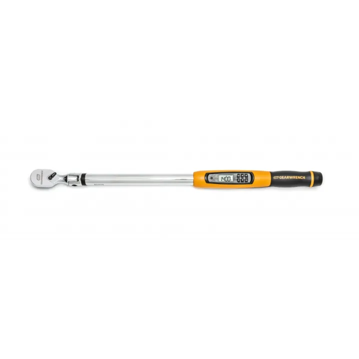 1/2" FLEX HEAD ELECTRONIC TORQUE WRENCH WITH ANGLE 25-250 FT/LBS