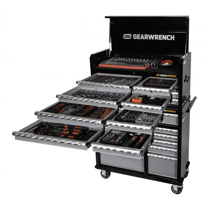 284 PC COMBINATION TOOL KIT + 42" TOOL CHEST & TROLLEY