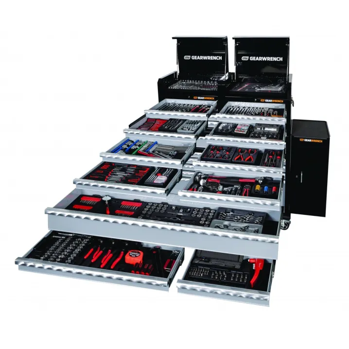 620 PC COMBINATION TOOL KIT + 26" TOOL CHEST & 53" TROLLEY + SIDE CABINETS