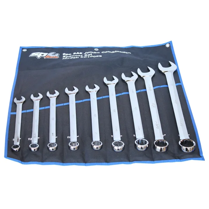 COMBINATION ROE SPANNER SET - JUMBO - SAE - 9PC