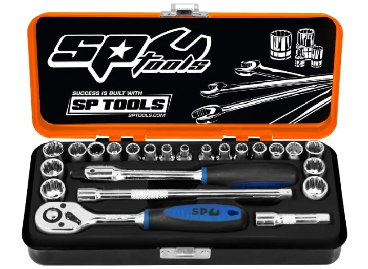 1/4"Dr Socket Set - Metric/SAE - 23pc - 6 Point