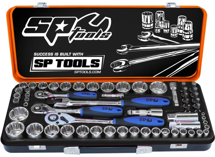 1/4"DR, 3/8"DR & 1/2"DR SOCKET SET - 12PT METRIC/SAE - 59PC