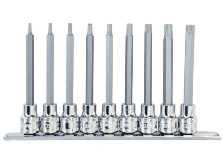 3/8" DR Socket Rail Set - 10PC - Torx Plus
