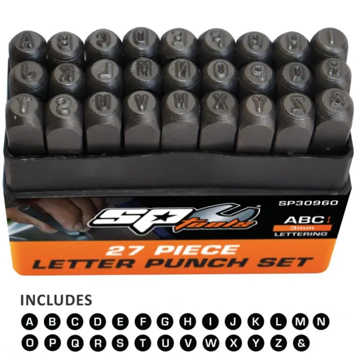 Letter Punch Set - 27PCE