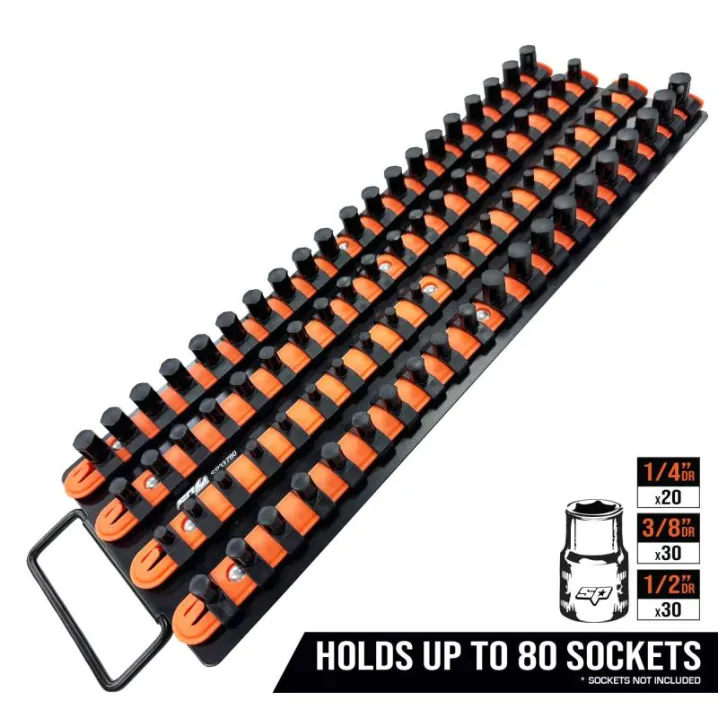 Socket Tray - Multidrive Locking - 1/4", 3/8", & 1/2"DR