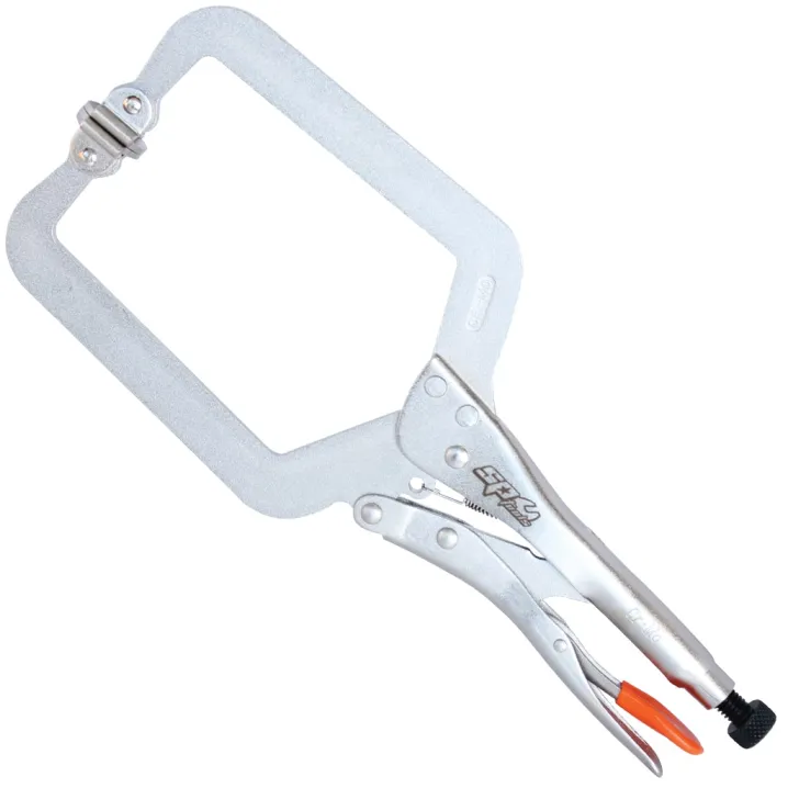 C-CLAMP LOCKING PLIERS - SWIVEL PAD - 380MM (15”)