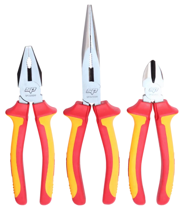 PLIER/CUTTER SET - VDE INSULATED - 3PC