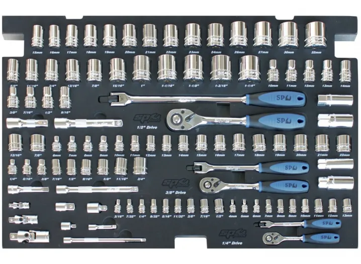 FOAM TRAY - METRIC/SAE - 103PC - SOCKETS & ACCESSORIES INCLUDED
