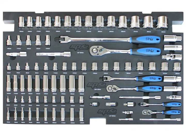 88pc Metric Only EVA Foam Tray-Socket & Accessories Included