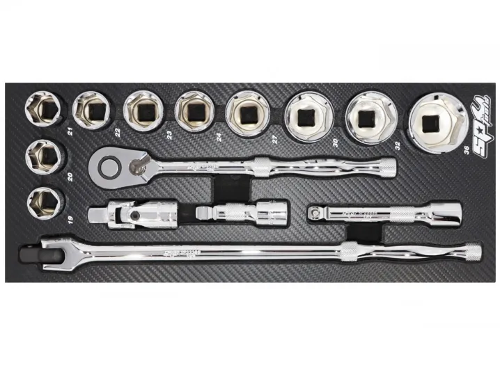 FOAM TRAY - TECH SERIES METRIC ONLY - 15PC - SOCKETS & ACCESSORIES INCLUDED