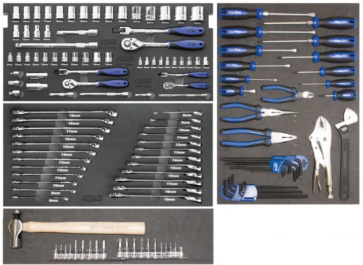 FOAM TRAY TOOL KIT - METRIC ONLY - 137PC - (NO TOOL BOX)