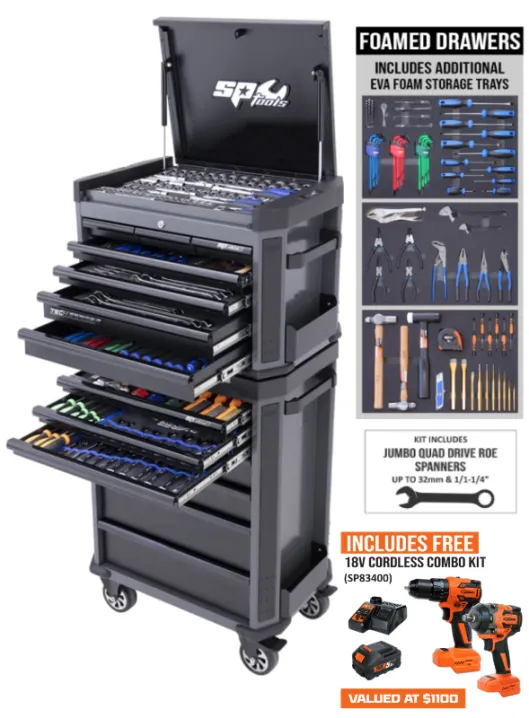 Tech Series Tool Kit - 552pc - Metric/SAE - Diamond Black BONUS EVAS