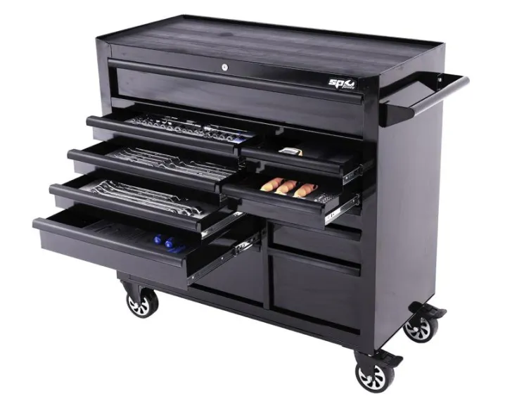 CUSTOM SERIES ROLLER CABINET TOOL KIT - 406PC - METRIC/SAE BLK/BLK BONUS EVA