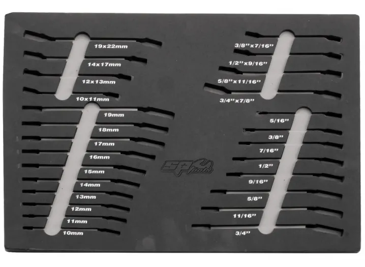 EVA FOAM TOOL STORAGE (26PC METRIC/SAE) - SPANNERS