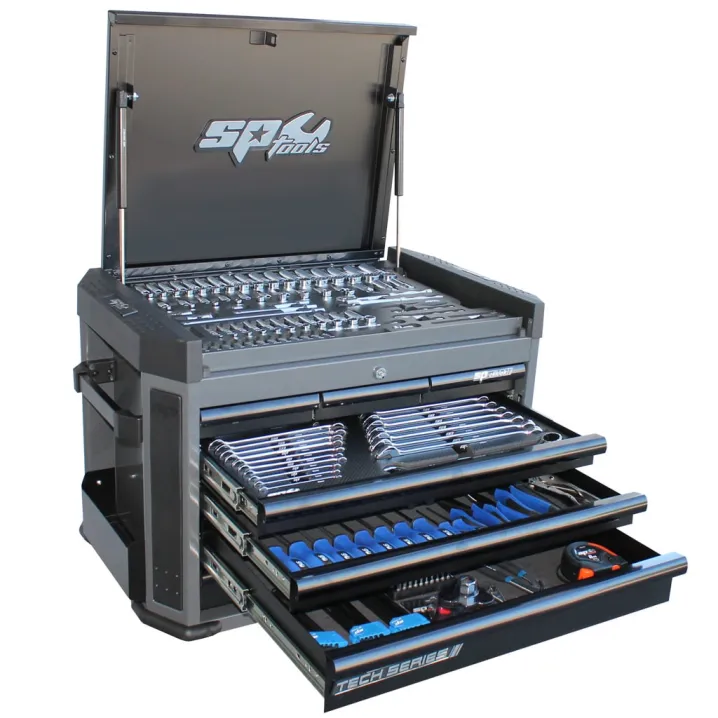 Tech Series Starter Professional Technician Tool Kit - 230pc - Metric Only - Diamond Black BONUS EVAS