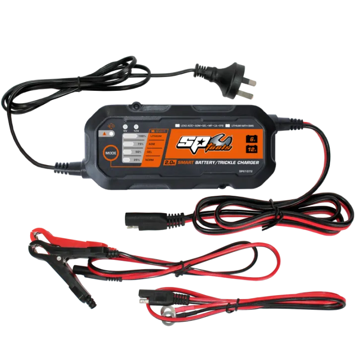 Smart Battery/Trickle Charger - 8 Stage Multi Volt - 6 & 12V - 2.0A