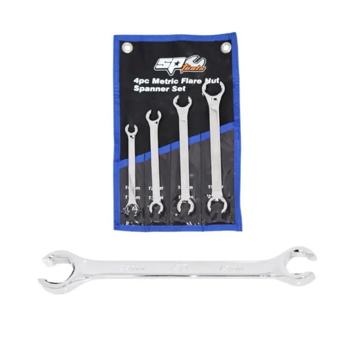 FLARE NUT SPANNER SET - METRIC - 4PC