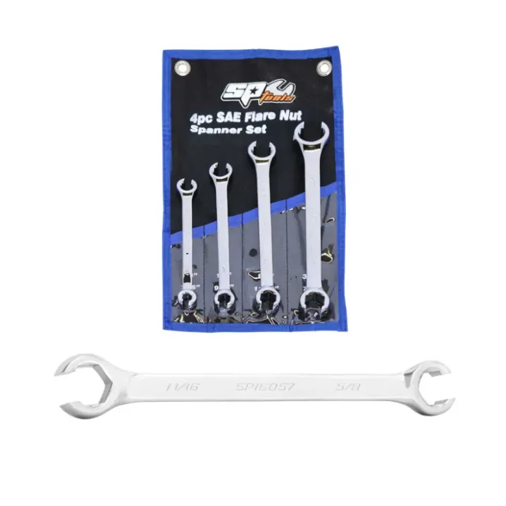 FLARE NUT SPANNER SET - SAE - 4PC