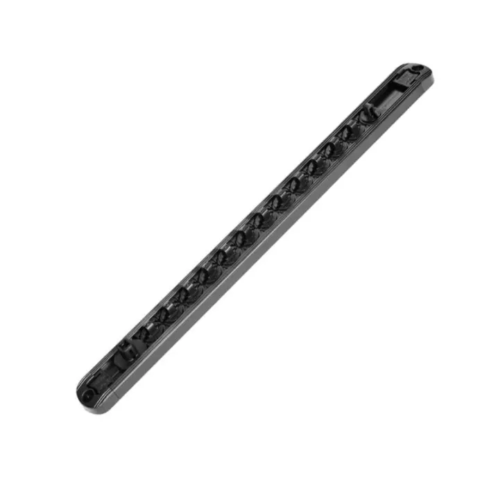 SOCKET RAIL 1/4" DR - EMPTY - TWIST LOCK - MAGNETIC BACK PLATE
