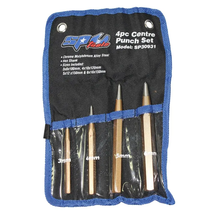 CENTRE PUNCH SET - 4PC