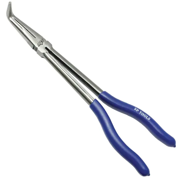 BENT NOSE PLIERS - 275MM LONG HANDLE - INDIVIDUAL - 40 ° BENT
