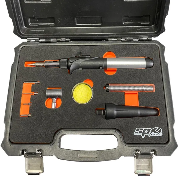 Self-Igniting Professional Gas Soldering/Torch Kit + Heat Shrink Function