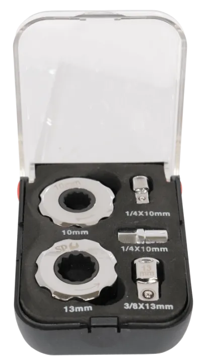 FINGER TIP RATCHET/SOCKET SET - EXTREME COMPACT - LOW PROFILE