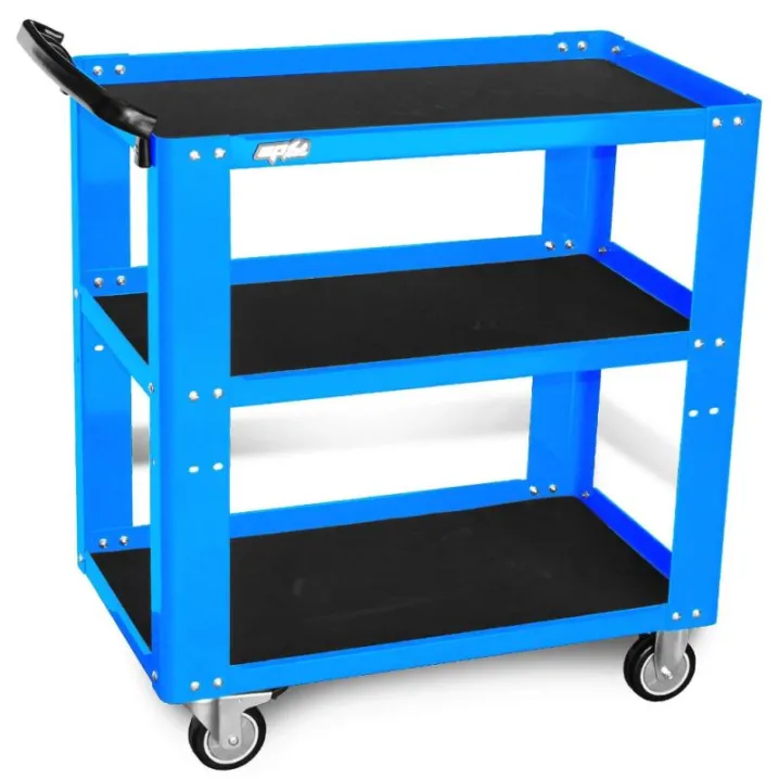 Professional Service Trolley - 3 Shelf - Blue