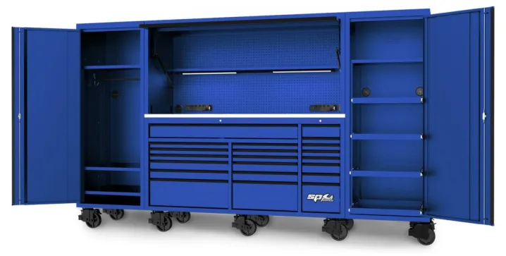 128" USA SUMO SERIES COMPLETE WORKSTATION - BLUE/BLACK