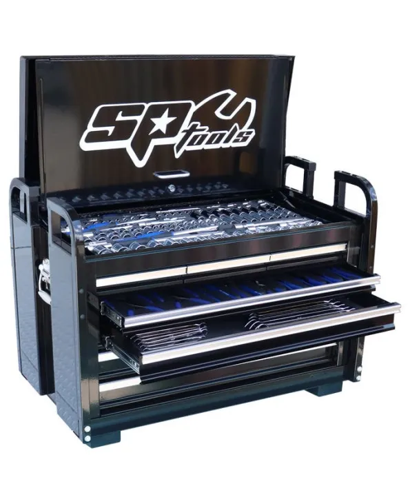 Off Road Series Field Service Tool Kit - 250pc - Metric/SAE - Black/Chrome - Plus Extra EVA Foam Trays