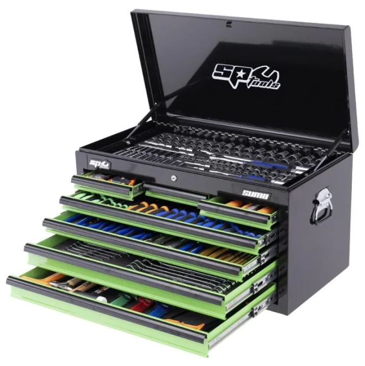 Sumo Custom Series Tool Kit - 409pc - Metric/SAE - Black/Green