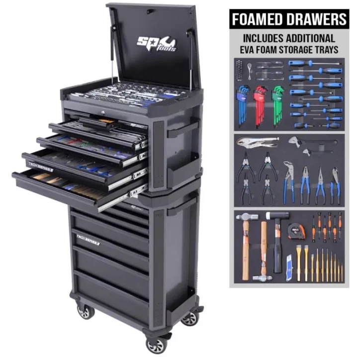 Tech Series Master Technician Tool Kit - 408pc - Diamond Black BONUS EVAS