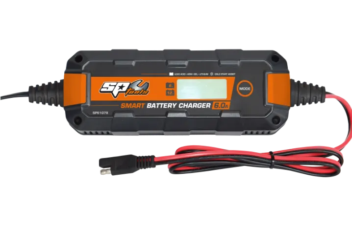 Smart Battery Charger - 8 Stage Multi Volt - 6 & 12V - 6A
