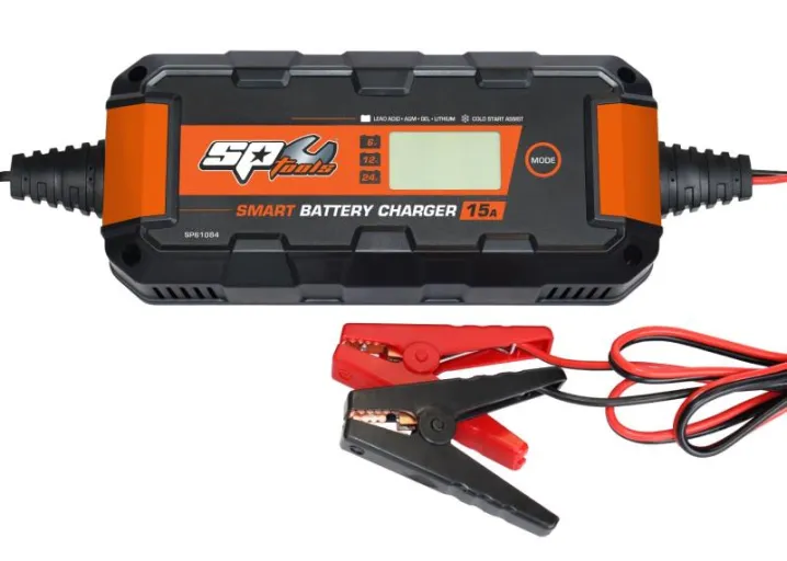Smart Battery Charger - 8 Stage Multi Volt - 6, 12V & 24V - 15A