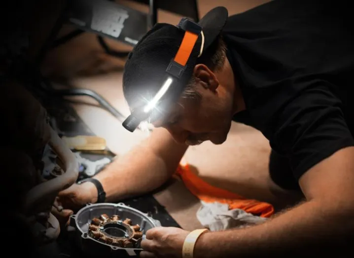 Headlamp - Dual Light COB LED - With Spot Light