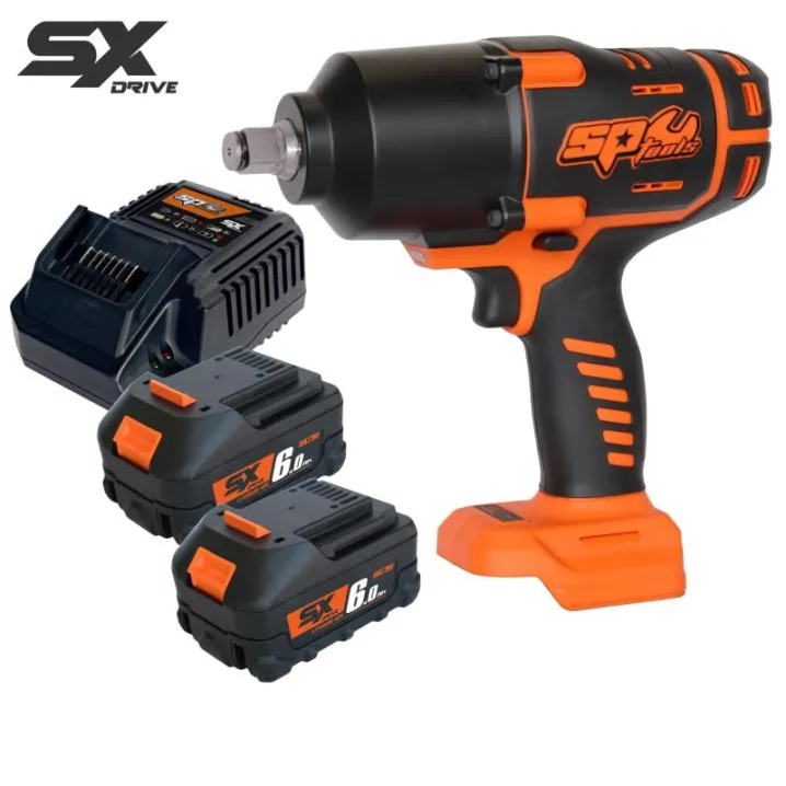 18V 3/4"DR Brushless Impact Wrench Kit - 6.0AH X2 - SX Drive