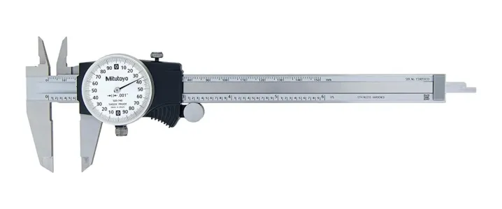 Mitutoyo Dial Caliper 6" x .001"
