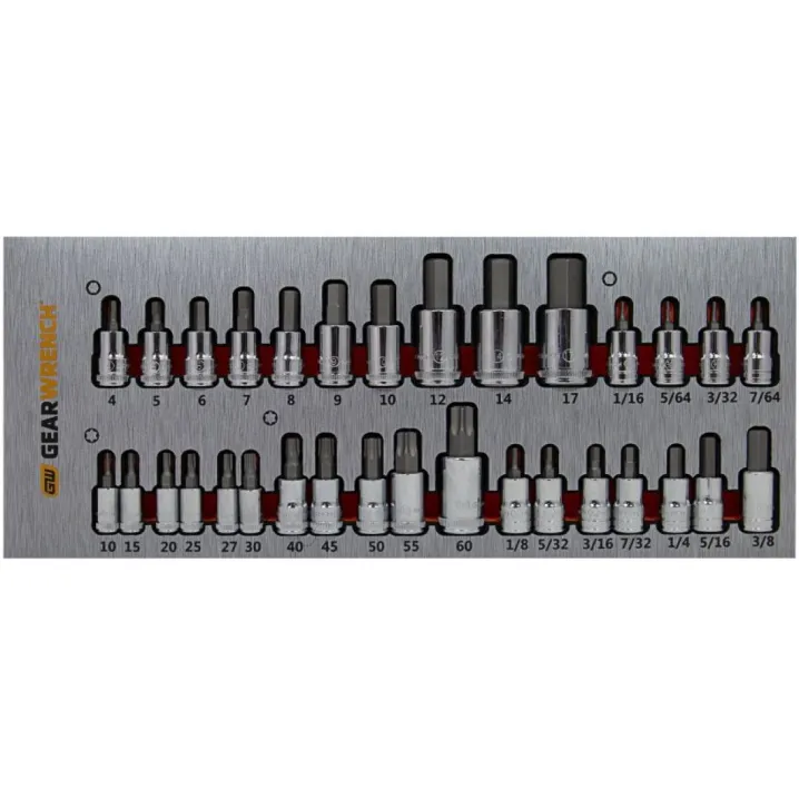 32PC HEX & TORX BIT SET IN EVA TRAY