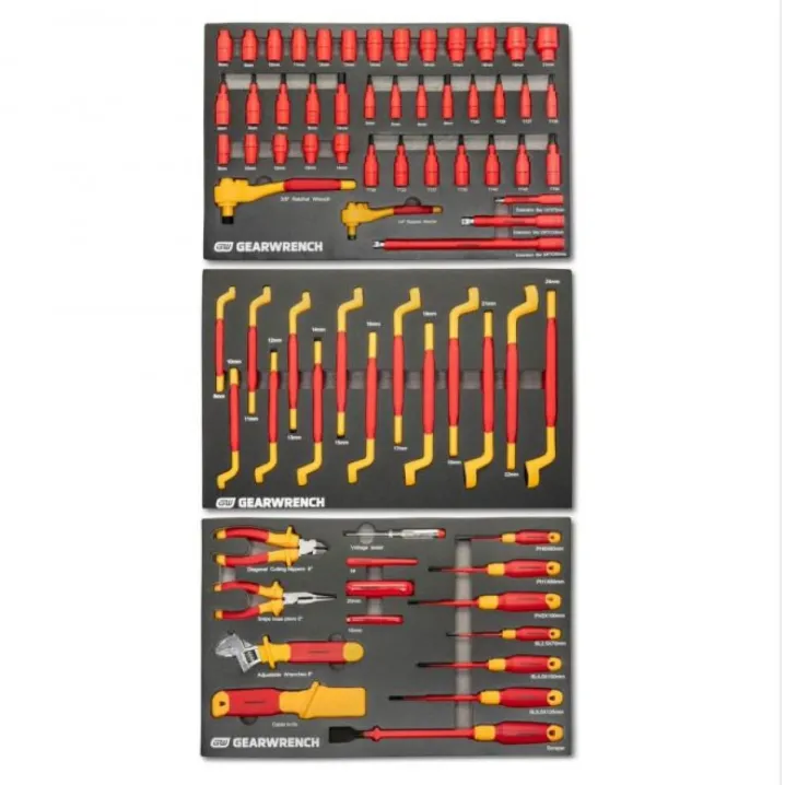 72 PIECE VDE INSULATED TOOL SET IN EVA TRAYS