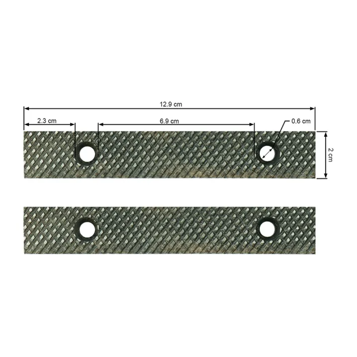 Groz Spare Jaws - GZ35402 5in / 125mm Vice (Pair)