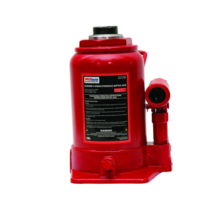 ProEquip 10000kg 3-Stage Bottle Jack
