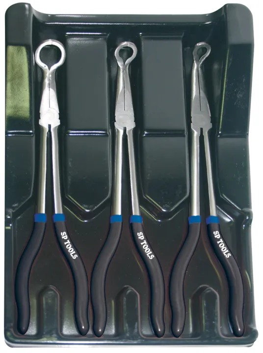 3pc Long Handle Hose Plier Set