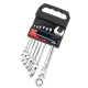 RATCHET WRENCH SET FLEXIBLE HEAD - SAE 7 PC. (5/16"-3/4")