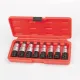 UNIVERSAL JOINT SOCKET SET (1/2” SQ. DR.) SAE HEX 3/16"-5/8" 8 PC.