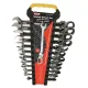 RATCHET WRENCH SET FLEXIBLE HEAD - METRIC 12 PC. (8-19MM)