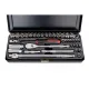 38 PCE 1/4& 3/8" METRIC & SAE SOCKET SET