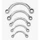 5 PC. 12 POINT REVERSIBLE HALF MOON DOUBLE BOX RATCHETING METRIC WRENCH SET