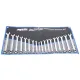 COMBINATION ROE SPANNER SET - METRIC/SAE - 18PC