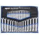 QUAD DRIVE COMBINATION ROE SPANNER SET - METRIC/SAE - 30PC